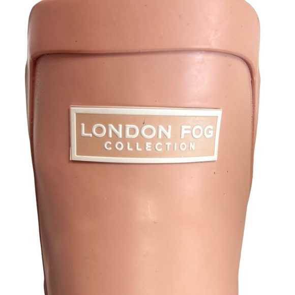 London Fog Piccadilly Pink Blush Rain Boots Size 8 - Picture 12 of 14